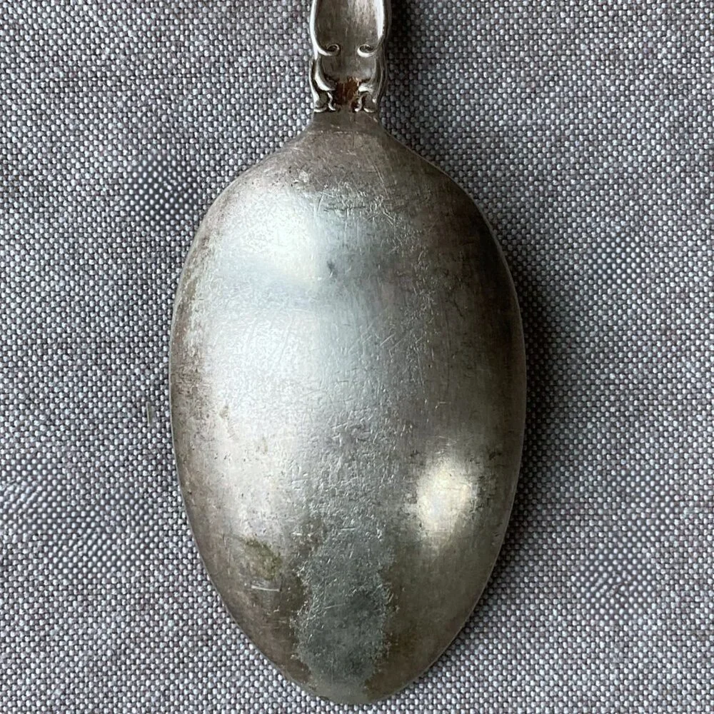Antique France Souvenir Spoon, silverplate, Collectible - American Silver Co.